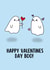 Happy Valentines Day Boo - Cute Valentines Day Card - Ghost Card created by Storm Creations