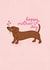 Cute Mother's Day Card - Sausage Dog created by Alice Piper