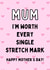 Funny Mother's Day Card - Worth Every Single Stretchmark created by Gobbygifts