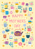 Classic Mother's Day Card - Cups Of Tea Pattern created by Pear Tree Press