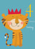 Cute Birthday card - Tiger - 4 Today created by Kali Stileman