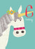 Cute Birthday card - Unicorn - 6 Today created by Kali Stileman
