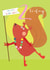 Cute Birthday Card - Squirrel - 2 Today created by Kali Stileman