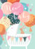 Colourful New Baby Card - Bunny And Balloons created by Louise Tiler
