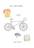 Funny Birthday Card for Bike Lovers - All the Gear, No Idea created by Beloved Creations