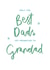 Cute Father's Day Card - Best Dads Promoted to Grandad created by Seabird Studio