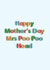 Funny Mother's Day Card - From The Kids - Mrs Poo Poo Head created by Pottsy Prints