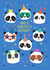 Cute Birthday Card - Panda Party - Pandtastic Birthday created by Mifkins