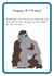 Cheeky Birthday Card - Geoff thinks you're old created by Not at all Jack