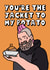 Cute Friendship and Love Card - Jacket Potato - Spudman Fans created by Hey Huns It's Nicole