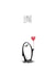 Penguin Love Valentine’s Card created by Ellen Mary Hopkins Art