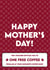 Cute Mother's Day Card - One Free Coffee Voucher created by Cards from Designers