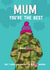 Funny Mother's day card - for your dryrobe loving Mum created by Silly Prints