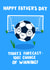 Funny Father's Day Card - Football - Winning Dad created by Lucy Maggie Designs