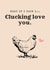 Cute Chicken Love Card created by Isa Gonzalez