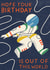 Cool Birthday Card - Astronaut - out of this world created by Laura Darrington Design Ltd.