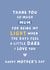 Heartfelt Mother's Day Card - Thank You for Being My Light created by Fliss Muir