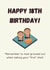 Funny 18th Birthday Card for Friend - 'First' Shot created by Giggle Box