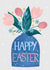 Happy Easter card with Pretty Spring Flowers. created by Louise Brainwood