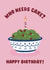 Illustrated Birthday Card - Olives - Who Needs Cake created by Ella Goddard