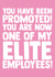 Funny New Job Card - Boss and CEO - You Have Been Promoted! created by I Love My Card