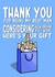 Thank you - Best Man - Middle Finger Gift Bag created by fyou cards