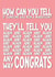 Marathon - Congratulations - Funny and Rude created by fyou cards