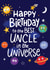Cute Birthday Card - for an Amazing Uncle created by Fox Card Co
