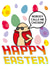 Funny Back to the Future Easter Card for friend  - Nobody calls me chicken! created by Drapeau art et design
