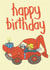 Cute 1st birthday card created by AK Designs