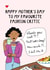 Funny Mother’s Day card - fashion critic 1001 created by Hello Hatty