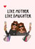 Cute Mother's Day Card - Like Mother Like Daughter created by Hello Hatty