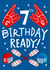 Cute Birthday card - 7th Birthday Ready! created by @AimeeStevens.Design