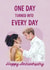 One Day Anniversary Card - Dexter and Emma - Every Day created by Silky Rose Design