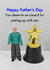 Funny Father's Day Card - Award for Father created by Bold & Bright Cards