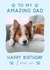 Cute Birthday Photo Card - From the dog 1001 created by @hollielonglanddesigns