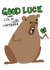 Cute Good Luck Card - Capybara created by Princifer