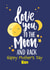 Happy Mother's Day Card - Love you to the Moon & Back - Nan created by Geordies Love Gin