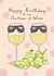 Funny Birthday Card - Partner in Wine - Perfect for Your Drinking Buddy! created by Running with Scissors