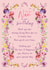 Pretty Floral Frame Birthday Card - for Nan created by Rebecca Prinn