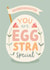 Cute Easter Card - special Granddaughter - Easter egg created by The Pattern Press