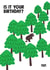 Funny Birthday Card - Do Bears Sh*t in the Woods created by Stoats & Weasels