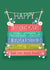Cute Birthday Card - For Her - for your Favourite Book Worm created by Nisha Limbachia
