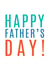 Classic Father's Day Card - Colourful Typography created by Megan Claire