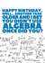 Funny Awesome Birthday card - Didn't Use Algebra Once created by Redrakoon