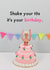 Funny Birthday Card - For Her - Shake it created by Bold & Bright Cards