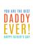 Heartfelt Father's Day Card - Best Daddy Ever created by Megan Claire
