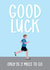 Cute Good Luck Card - Marathon - For Him created by Silly Prints