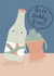 Cute Father's Day Card - Best Daddy Ever - Bottle and Beer created by Katie Rudge