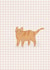 Cute Ginger Cat Card - Pink Birthday Card - Cat Lovers created by Courtney B.